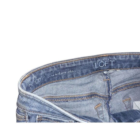 Ann Taylor Loft Skinny Jeans Women Sz 24 / 00P Blue Denim Modern‎ Skinny Ankle - Picture 6 of 6